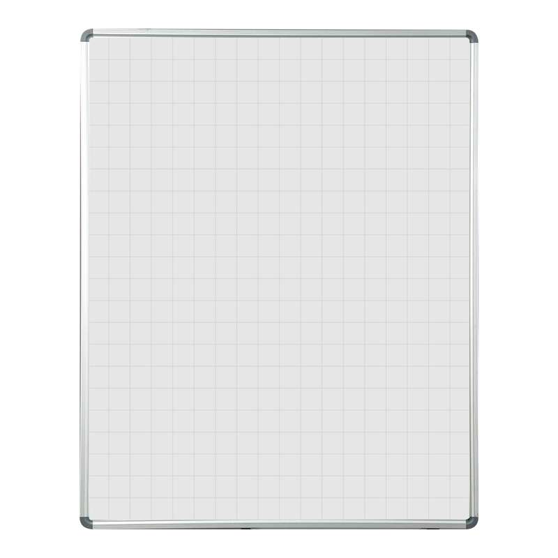 Educational Board Magnetic Whiteboard (1220*920 - Grey Squares - Side Panel - Option A)
