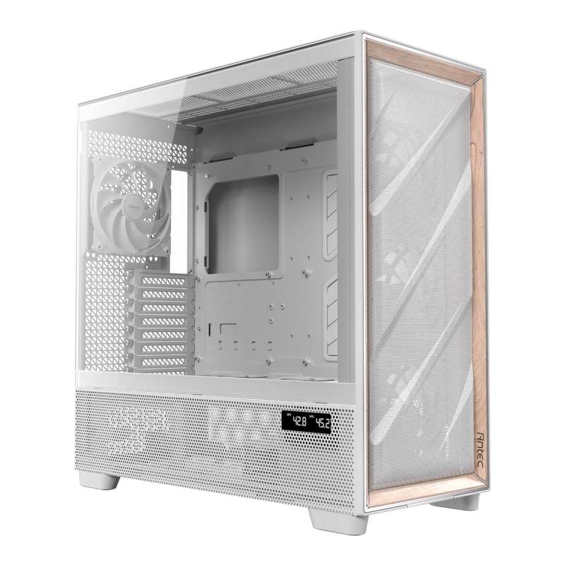 Antec FLUX PRO E-ATX Mid Tower Gaming Chassis &#x2013; White