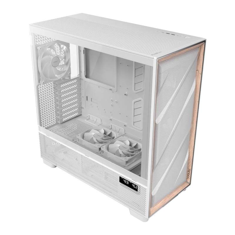 Antec FLUX PRO E-ATX Mid Tower Gaming Chassis &#x2013; White