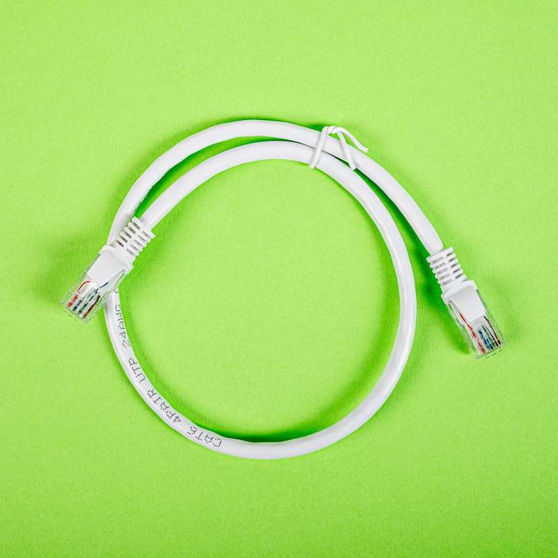 Gizzu Cat6 UTP Fly Lead Ethernet Network Cable 50cm &#x2013; White