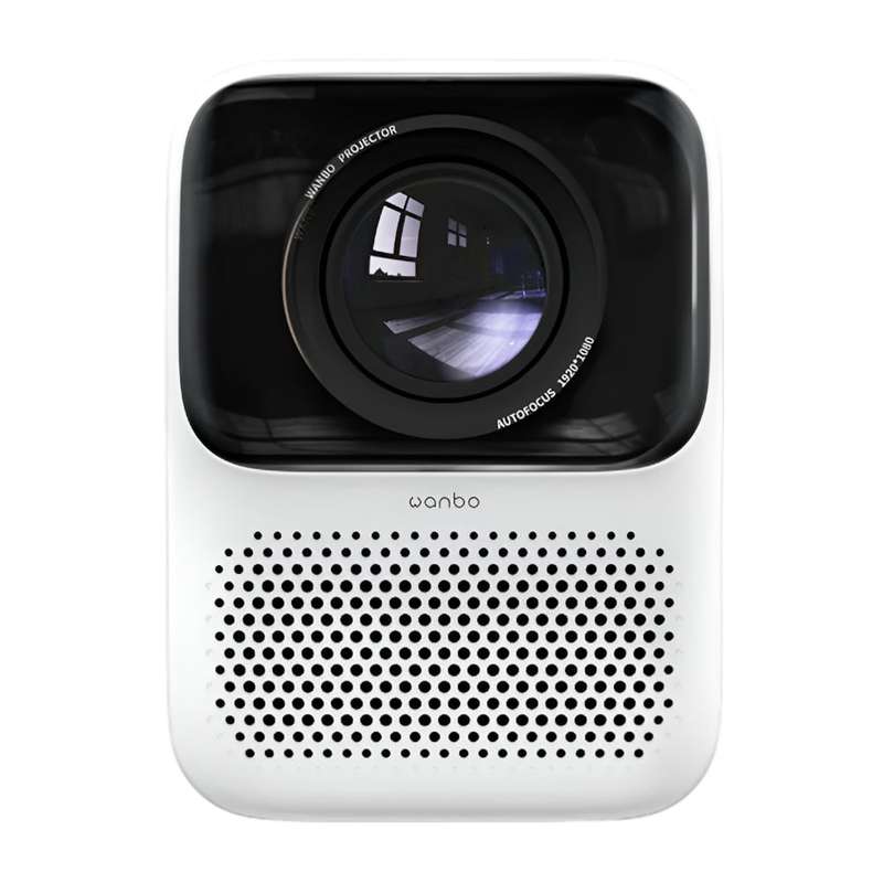 WANBO T2 MAX 1080P 450ANSI Android 9.0 Smart Projector - White