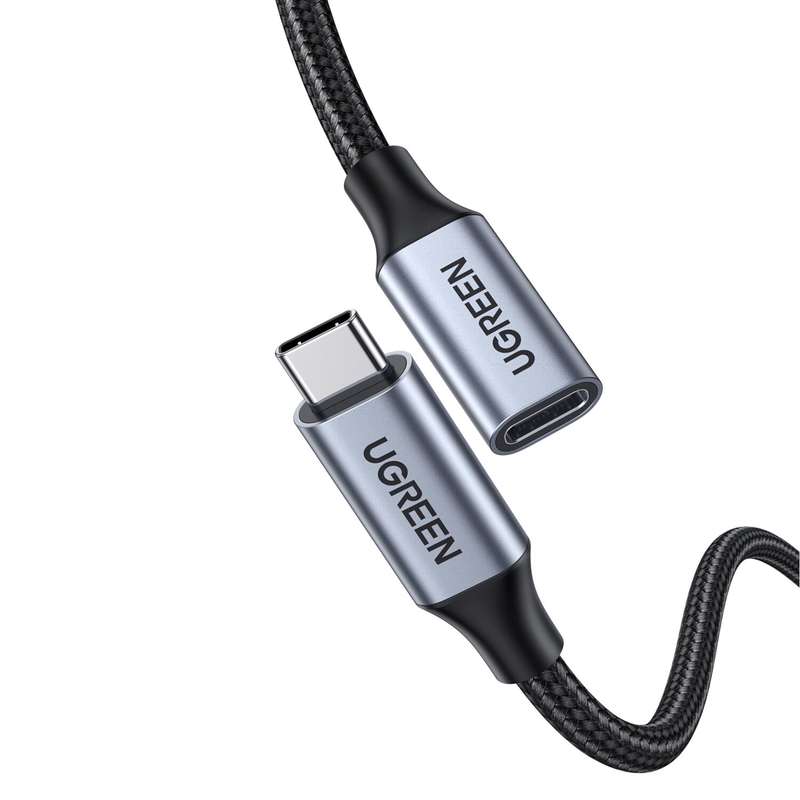 UGREEN Type-C 3.1 Gen2 Extension Cable &#x2013; 10Gbps, PD 100W (1m)
