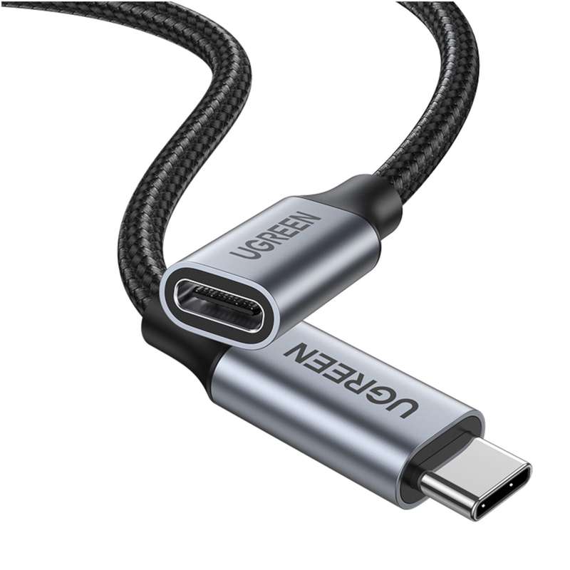 UGREEN Type-C 3.1 Gen2 Extension Cable &#x2013; 10Gbps, PD 100W (1m)