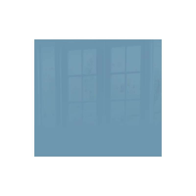 Decorative Glass Wall Tile (598 X 650 X 6mm) Pastel Blue