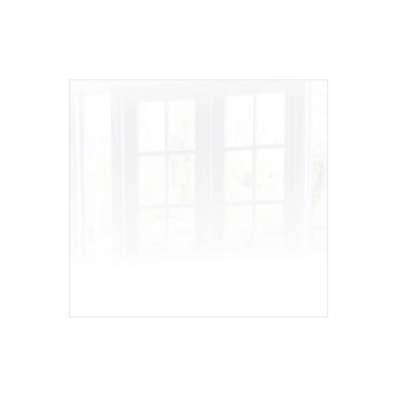 Decorative Glass Wall Tile (598 X 650 X 6mm) White RAL9010