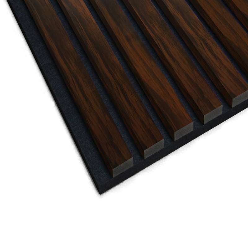 Slatted wall panel 600 x 2400 - Ebony