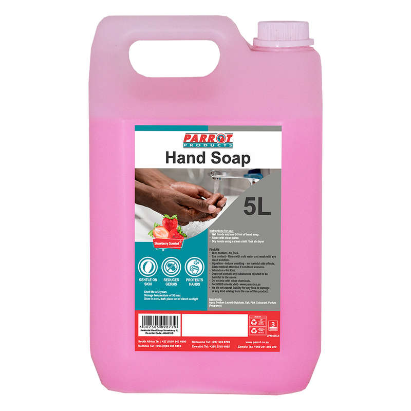 Janitorial Anti-Bacterial Hand Soap Strawberry 5 Litre
