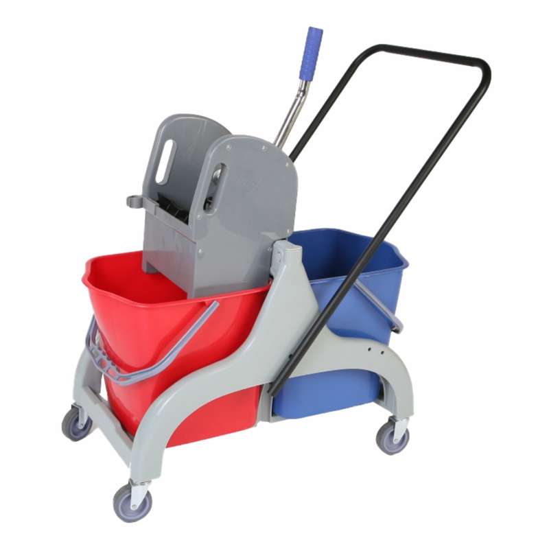 Janitorial 50L MOP PRESS TROLLEY