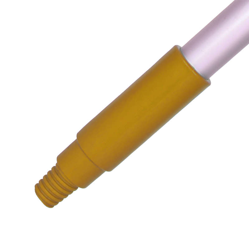 Janitorial Handle - HD Hygiene Plastic Moulded - Thread 25mm x 1.3m Yellow