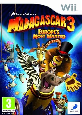 Madagascar 3 Europe's Most Wanted : Wii