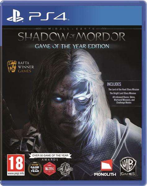 Middle-Earth Shadow of Mordor : PS4