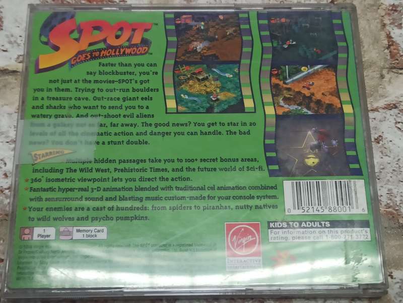 SPOT Goes to Hollywood : PS1 NTSC