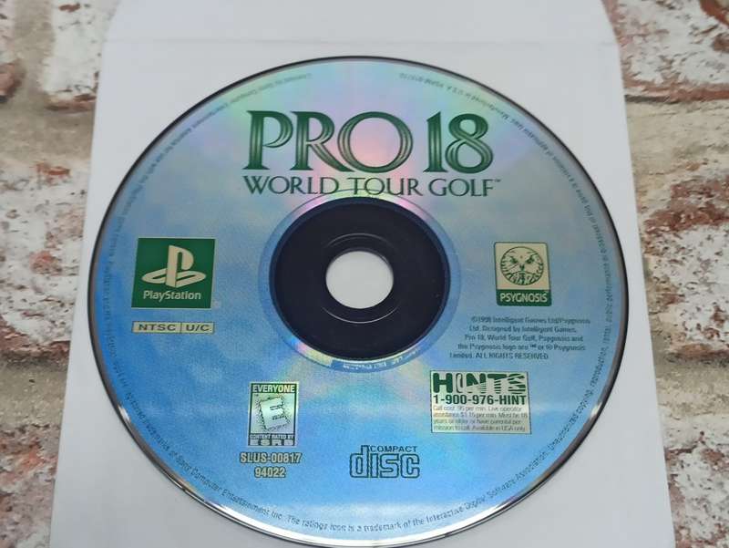 Pro 18 World Tour Golf : PS1 NTSC