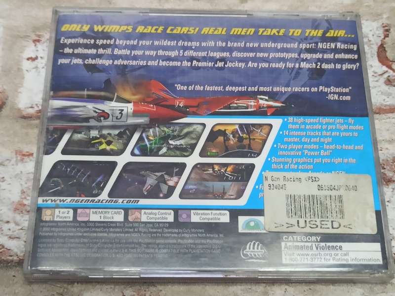 N.Gen Racing : PS1 NTSC