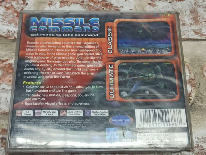 Missile Command : PS1 NTSC