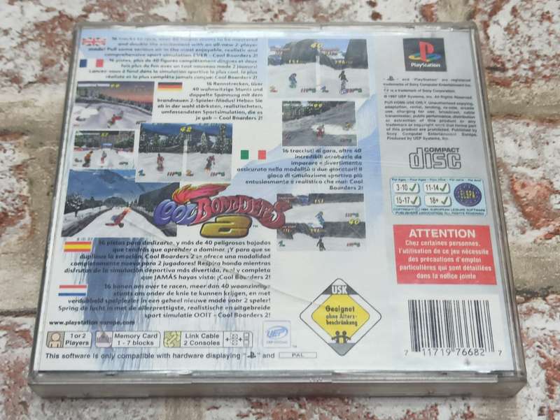 Cool Boarders 2 : PS1 PAL (Pre-owned)