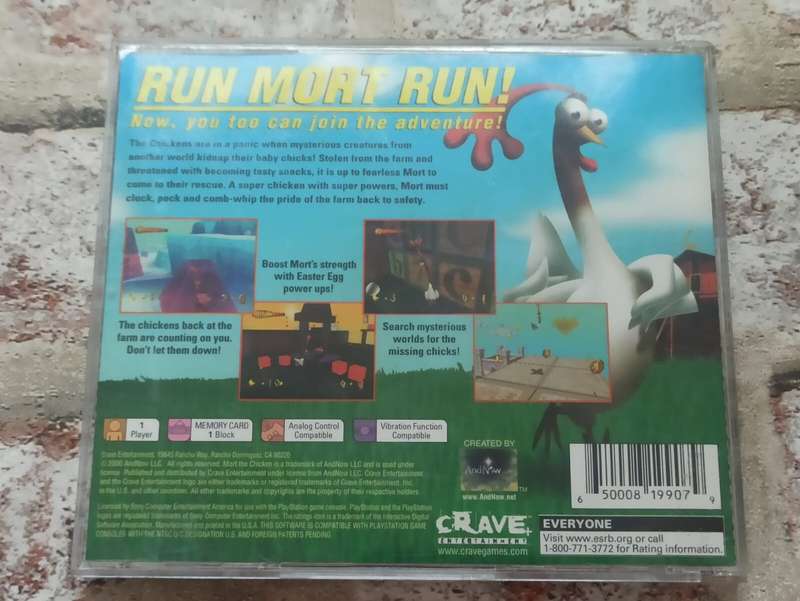 Mort the Chicken : PS1 NTSC