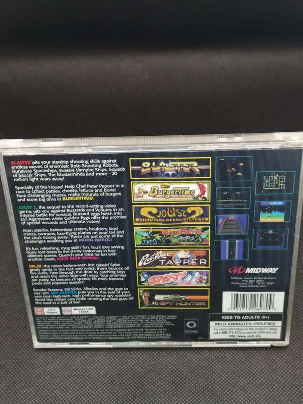 Arcade's Greatest Hits - The Midway Collection 2 : PS1 NTSC