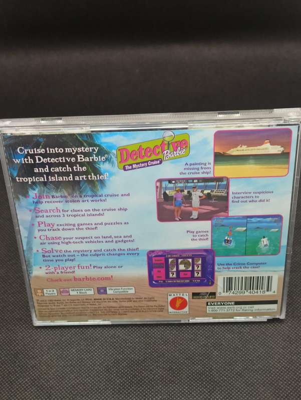 Detective Barbie The Mystery Cruise : PS1 NTSC