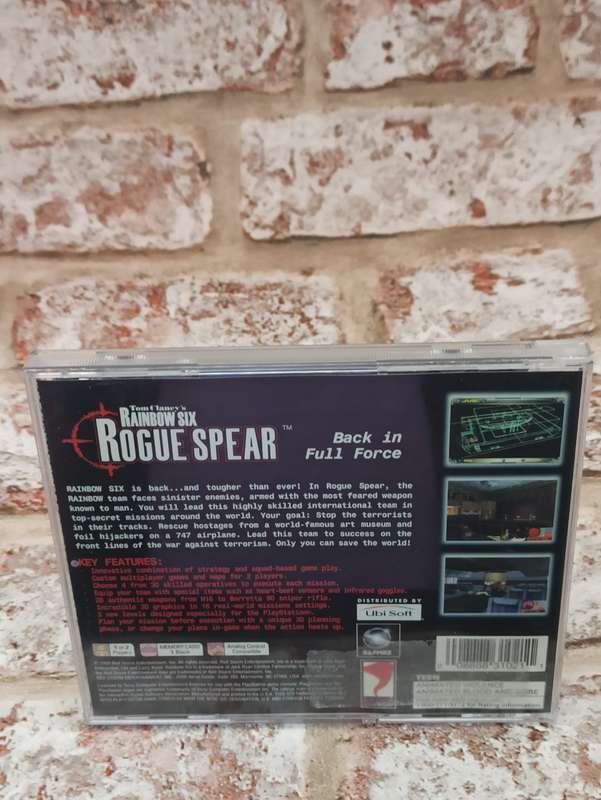 Tom Clancy's Rainbow Six Rogue Spear : PS1 NTSC (Pre-owned)