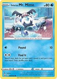 Galarian Mr Mime 034/163 - Battle Styles
