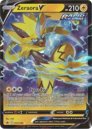 Zeraora V 053/198 - Pokemon Chilling Reign