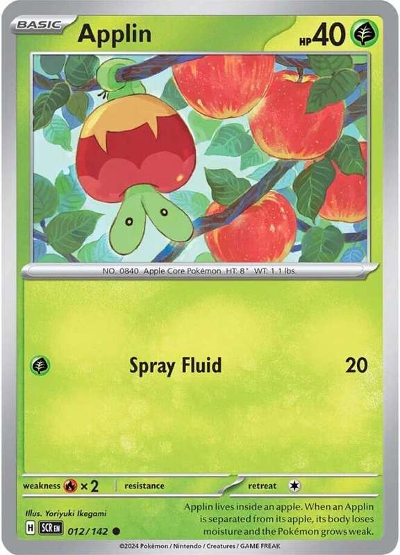 Applin 012/142 - Pokemon Stellar Crown