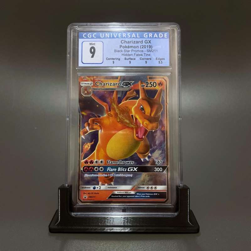 CGC Graded Card Stand - 3D Printed Black
