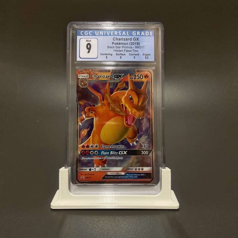 CGC Graded Card Stand - 3D Printed White