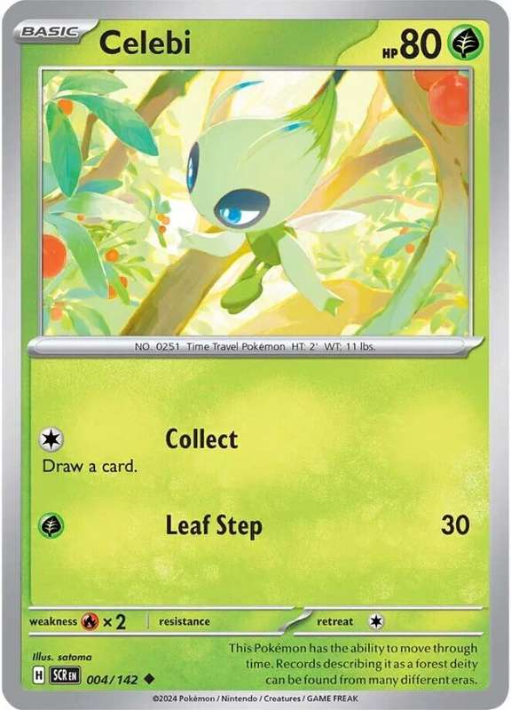 Celebi 004/142 - Pokemon Stellar Crown