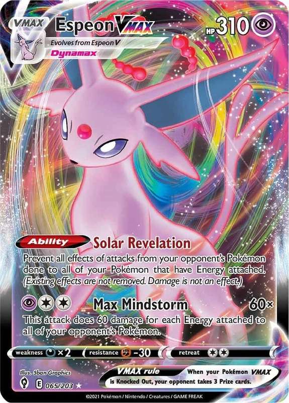 Espeon VMAX 065/203 - Pokemon Evolving Skies
