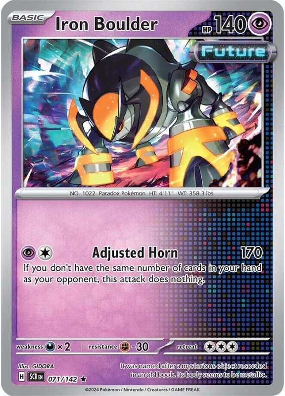 Iron Boulder 071/142 - Pokemon Stellar Crown