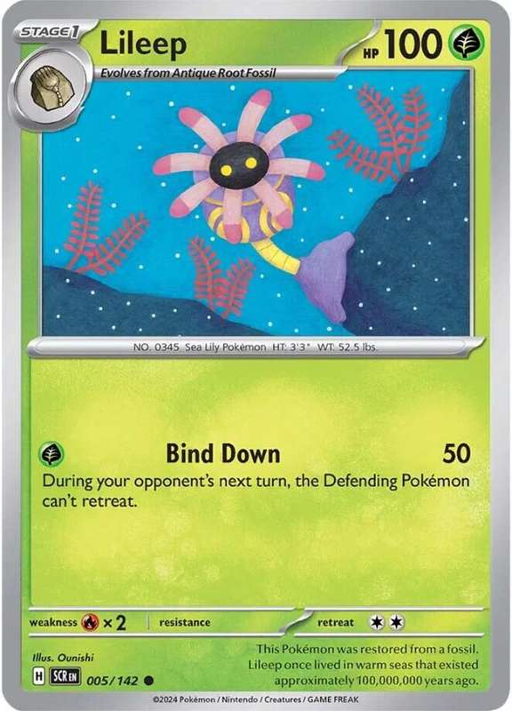 Lileep 005/142 - Pokemon Stellar Crown