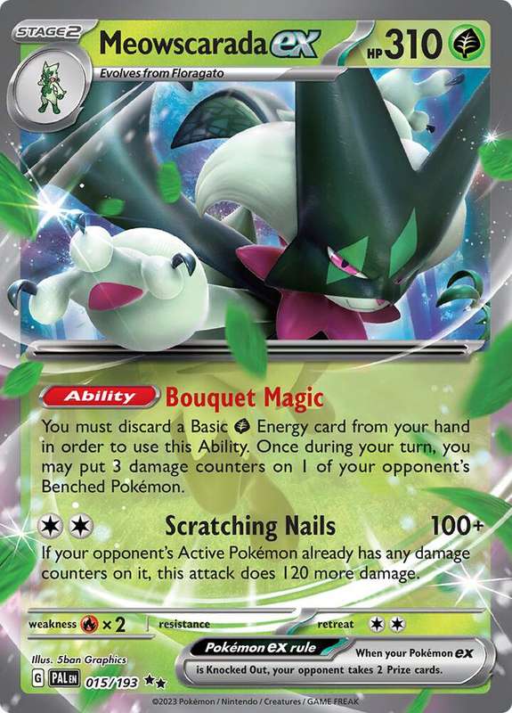 Meowscarada EX 015/193 - Pokemon Paldea Evolved