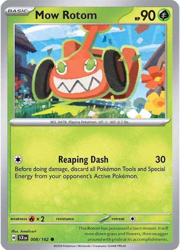Mow Rotom 008/142 - Pokemon Stellar Crown