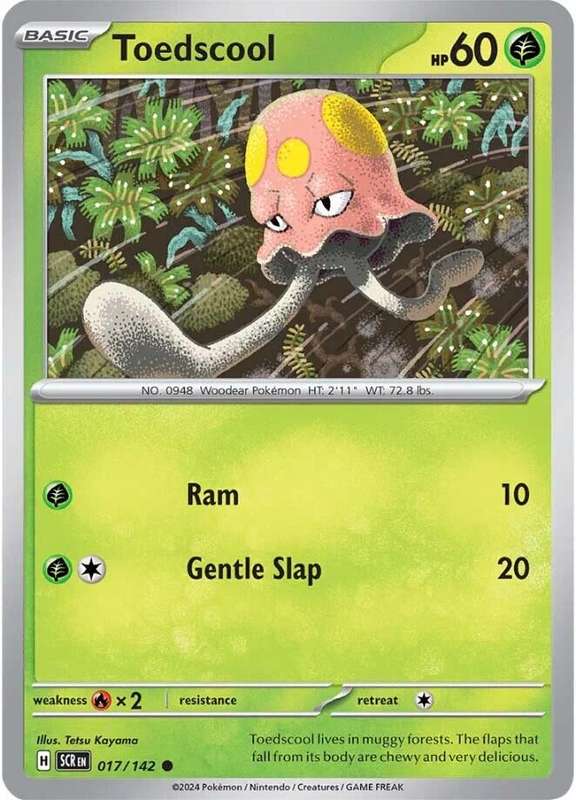 Toedscool 017/142 - Pokemon Stellar Crown
