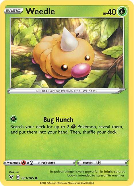 Weedle 001/185 - Pokemon Vivid Voltage