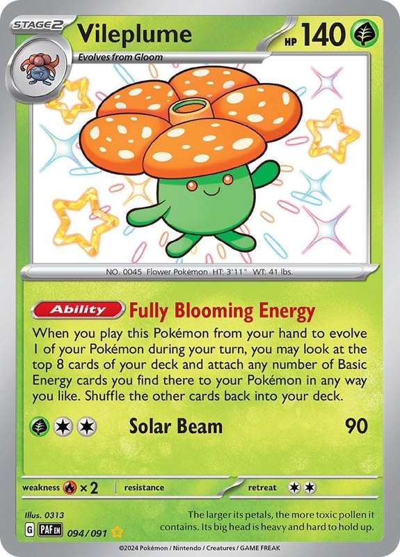 Vileplume 094/091 - Pokemon Paldean Fates