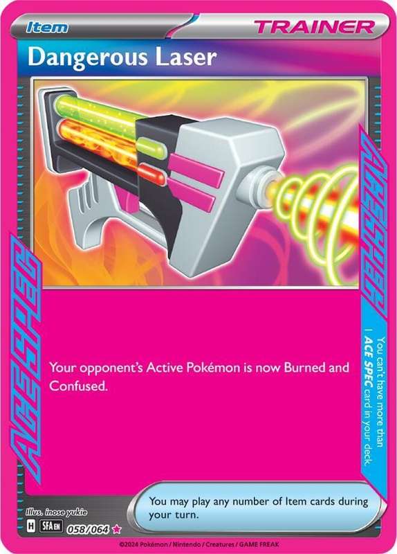 Dangerous Laser 058/064 - Pokemon Shrouded Fable
