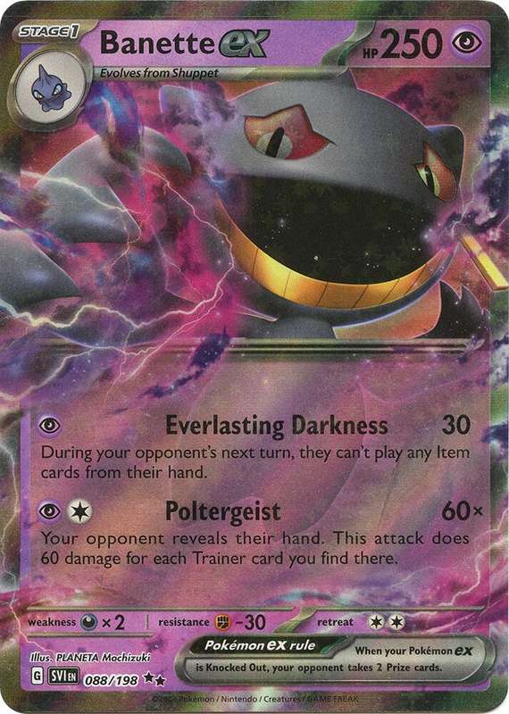 Banette ex 088/198 - Pokemon Scarlet & Violet Base