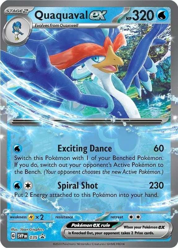 Quaquaval ex 035 - Pokemon Scarlet & Violet Promo
