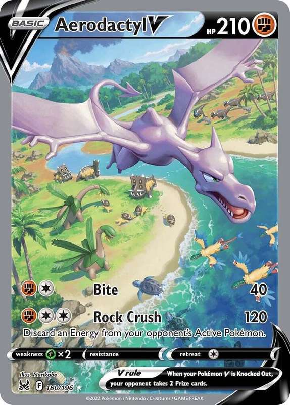 Aerodactyl V 180/196 - Pokemon Lost Origin