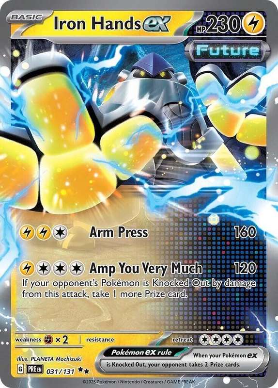 Iron Hands ex 031/131 - Pokemon Prismatic Evolutions