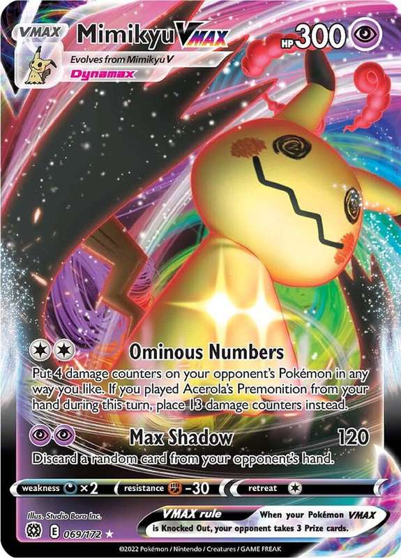 Mimikyu VMAX 069/172 - Pokemon Brilliant Stars