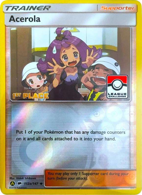 Acerola 1st Place (League Challenge) Card