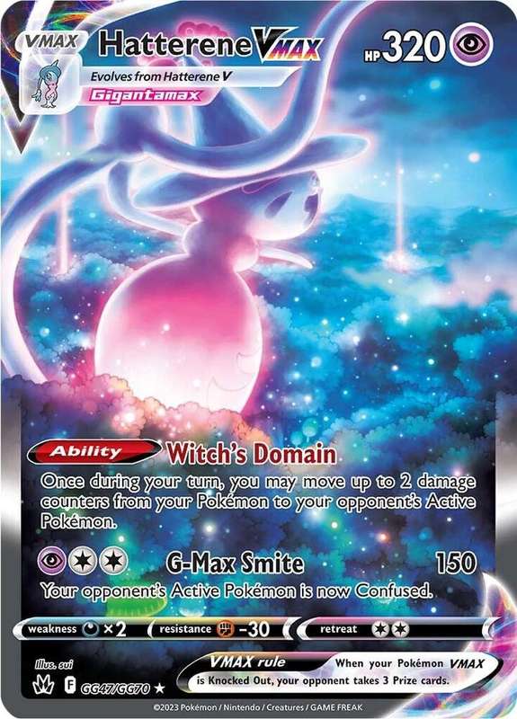Hatterene Vmax GG47/GG70 - Pokemon Crown Zenith: Galarian Gallery