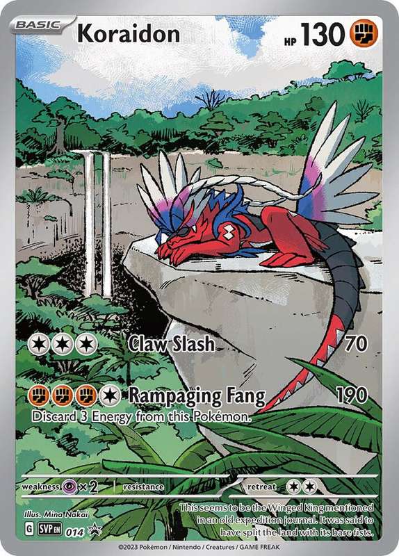 Koraidon 014 Promo - Pokemon Scarlet & Violet Promo Card