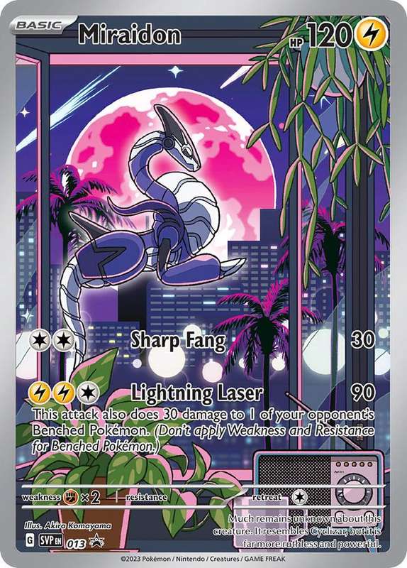 Miraidon 013 Promo - Pokemon Scarlet & Violet Promo Card
