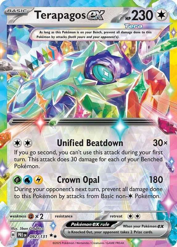 Terapagos EX 092/131 - Pokemon Prismatic Evolutions