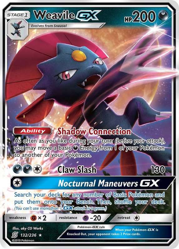 Weavile GX 132/236 - Pokemon Unified Minds